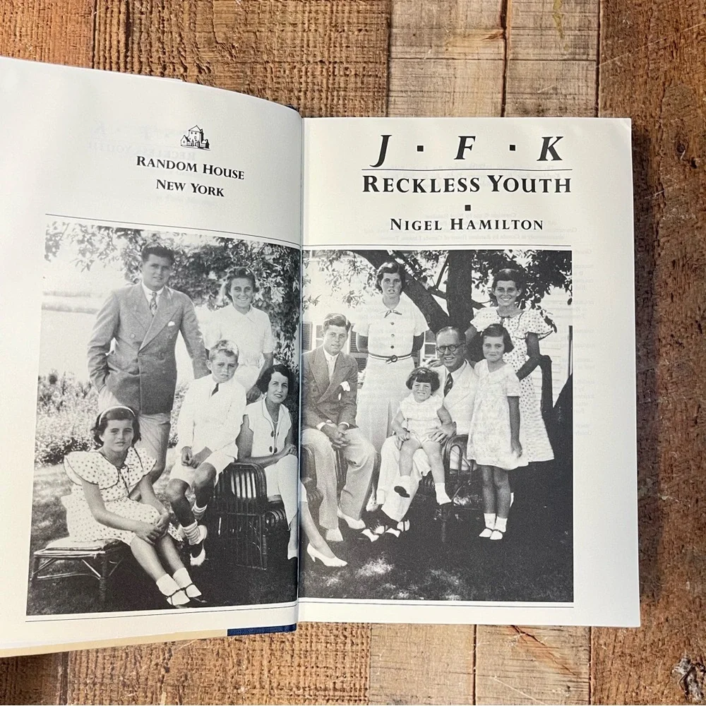 Vintage JFK Reckless Youth by Nigel Hamilton 1992 Edition Hardcover Book